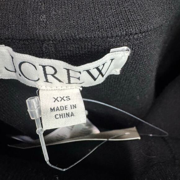 J. Crew Women's Delaney Kickout Sweater Pant Pull-On Black Size XXS NWT - Picture 11 of 11
